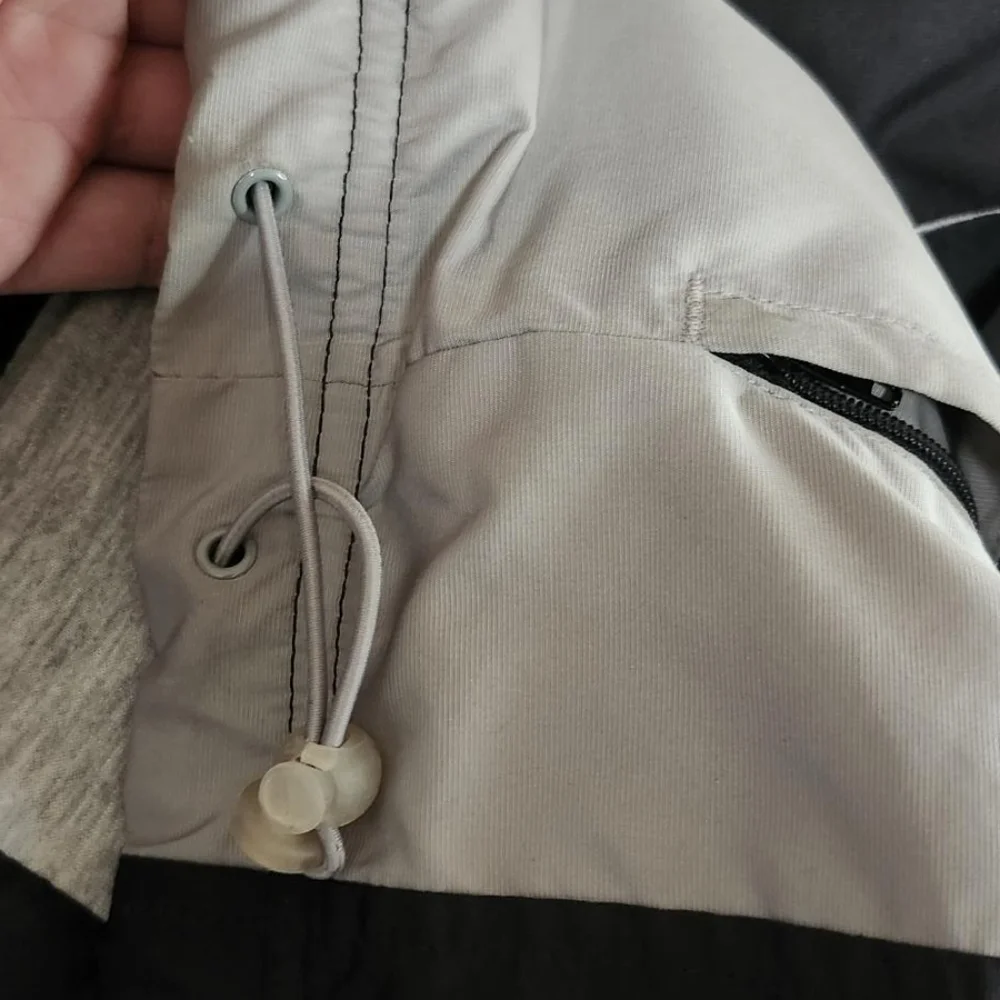 VINTAGE Nike Grey Tag Windbreaker Boxy 90s Oversized Fit (See Measurements) - Picture 6 of 10